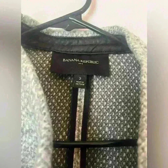 Banana Republic Textured Tie Jacket Size 2 - Picture 4 of 4